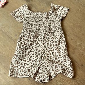 Baby GAP leopard Romper 3T EUC